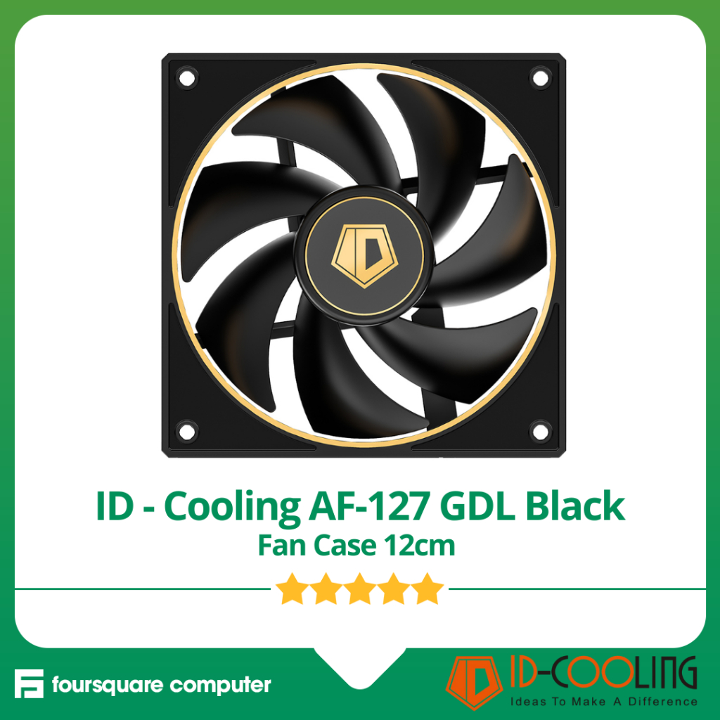 ID-Cooling AF-127 GDL Black | Fan Case Single 12cm