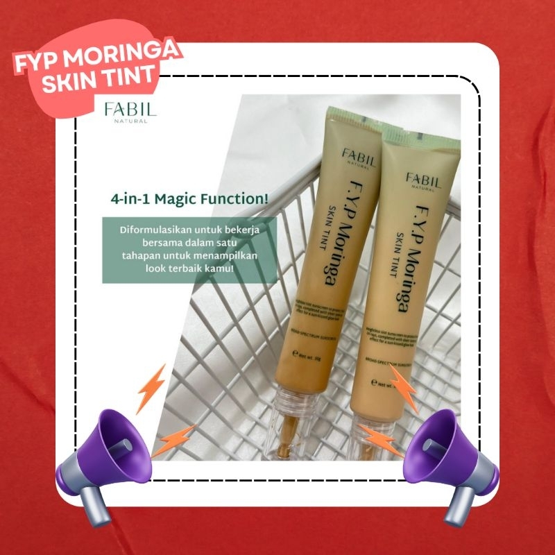 FABIL FYP MORINGA SKIN TINT 30gr TINTED SUNSCREEN