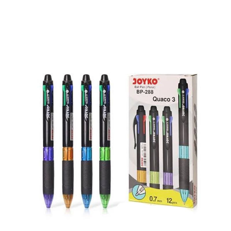 

(1 Pcs) Bolpen Joyko Quaco 3 BP-288 0,7 mm