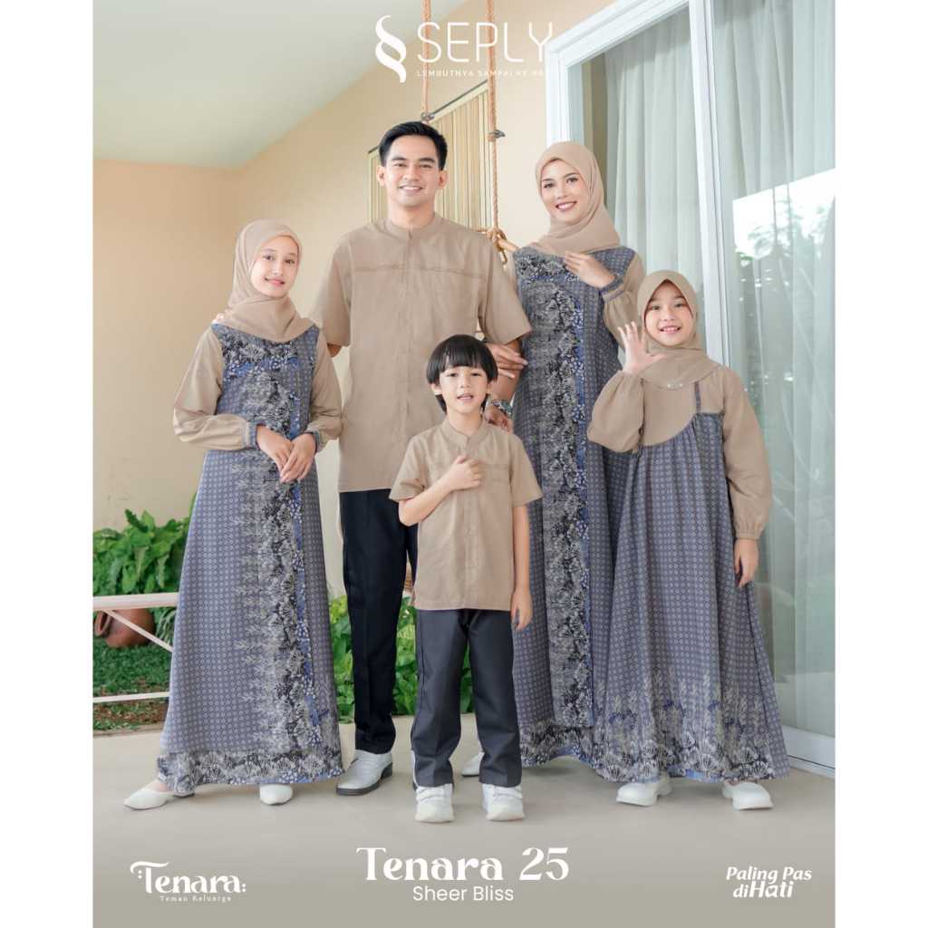 [PO] Sarimbit Tenara 25 Sheer Bliss Gamis Nara 25 Koko Kaseo 259 Sarimbit Keluarga Baju Lebaran Sete