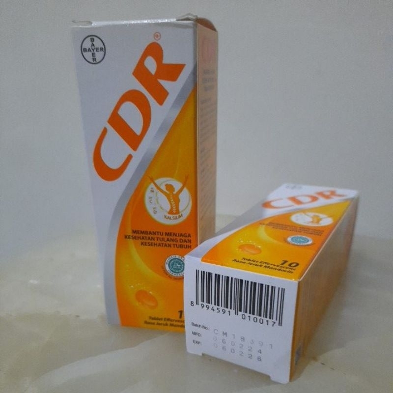 

CDR vitamin kalsium isi 10 tablet