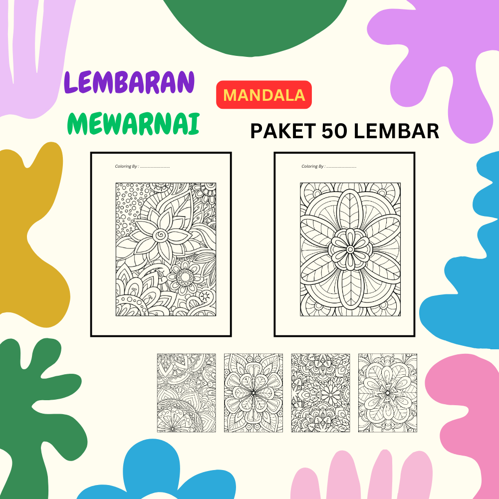 

Mandala Lembar mewarnai / coloring sheet