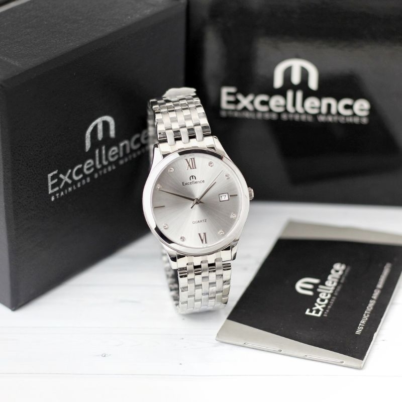 Jam Tangan Excellence 8108 Jam Tangan Unisex Tanggal Aktif Original