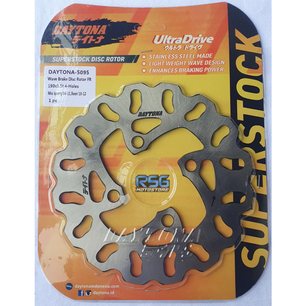 DISK PIRINGAN CAKRAM DAYTONA XEON KARBU XEON RC XEON GT 125 5095