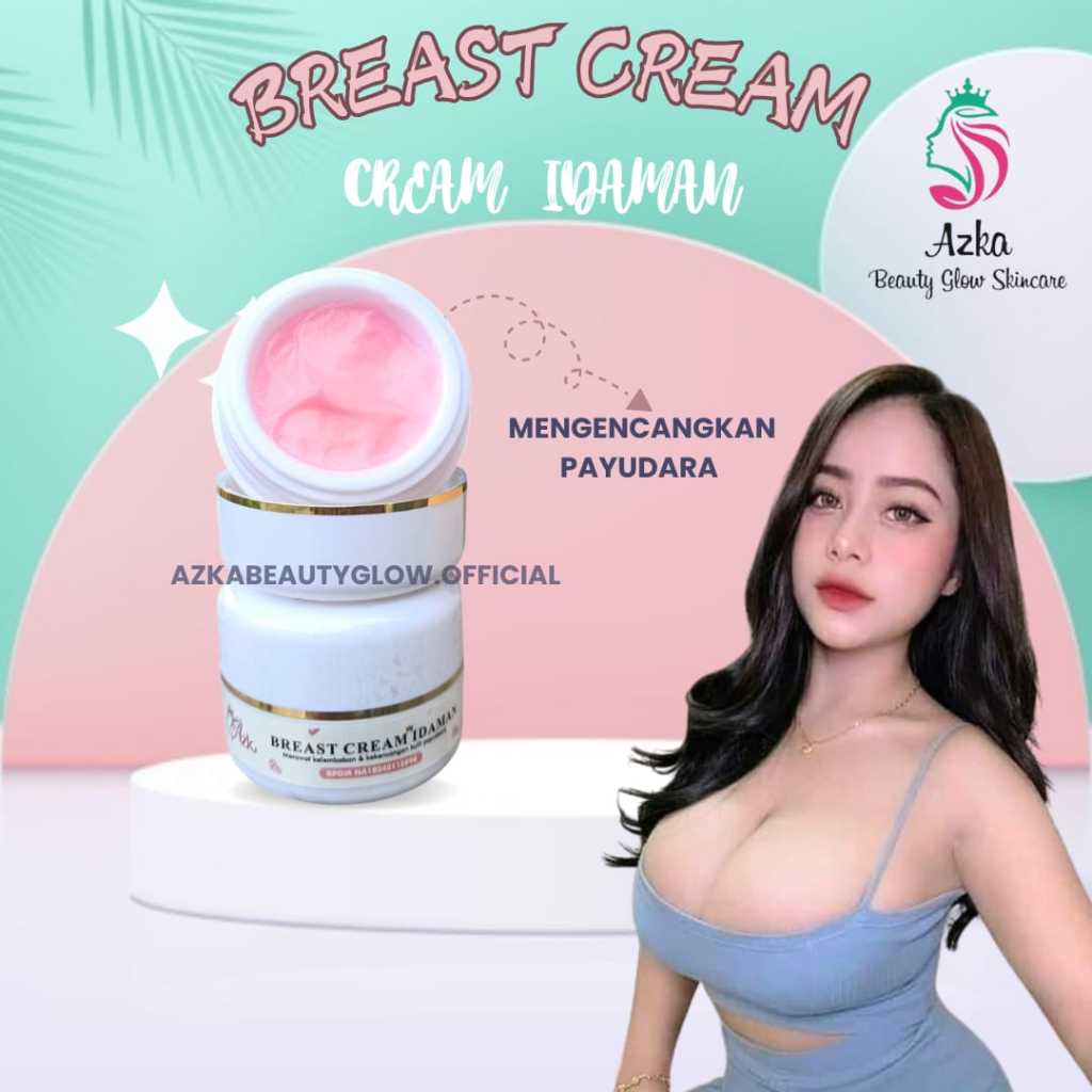 (COD) BREAST CREAM IDAMAN MISS AZKA /PEMBESAR /PENGENCANG PAYUDARA  PERMANEN BPOM /PEMBESAR PAYUDARA