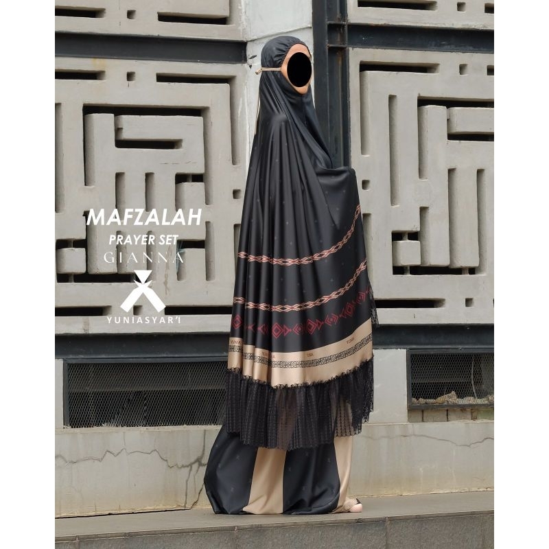 MUKENA YUNIA PRINT MAFZALAH PRAYER SET