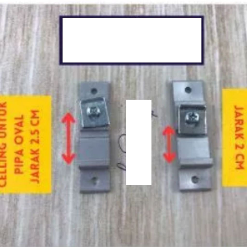 CELLING SINGLE OVAL ELITE PENYANGGA BRACKET PLAFON