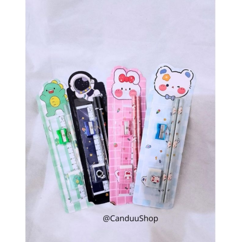 

Stationary Set 5pcs ATK Alat Tulis Anak
