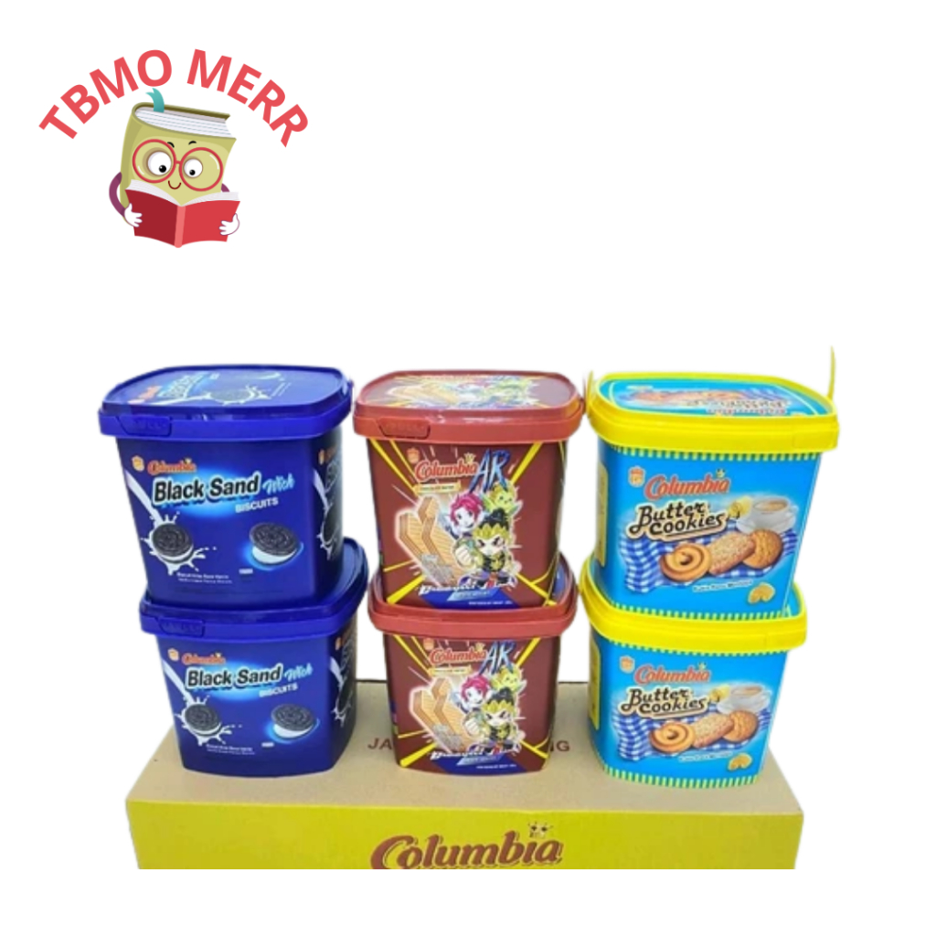 

Columbia Segi 300GR Butter Cookies - Sandwich Biscuit Coklat - Wafer AR Coklat - Biskuit Lebaran