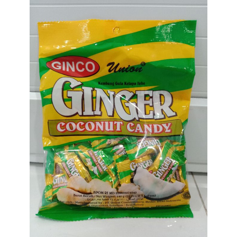 

(Isi 32pc/bngkus) GINGER COCONUT CANDY