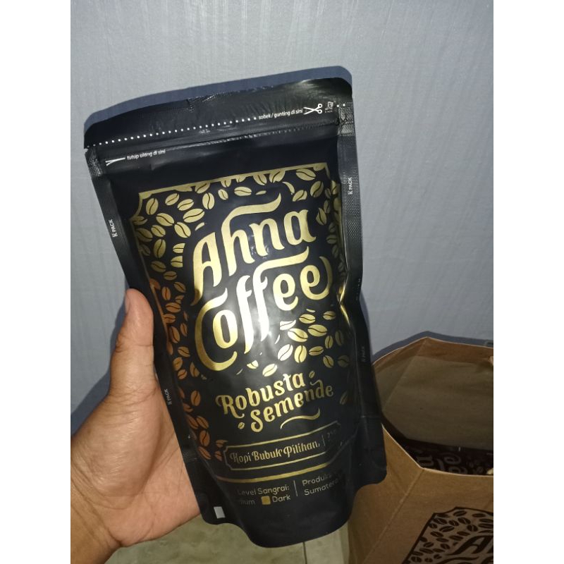

Ahna Coffe Robusta Semende