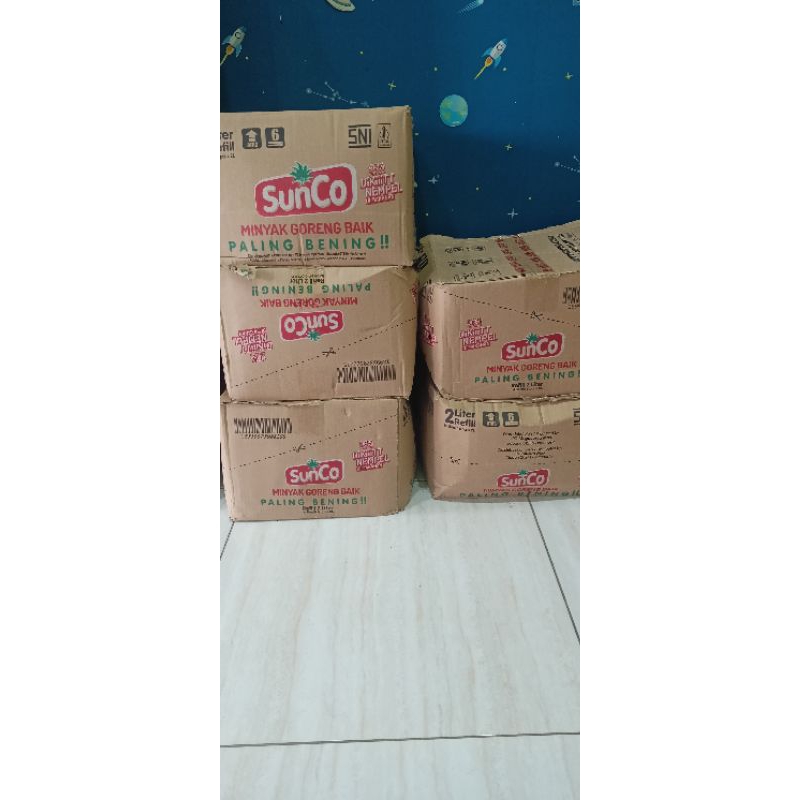 

Minyak goreng Sunco 1 karton 2 liter x 6