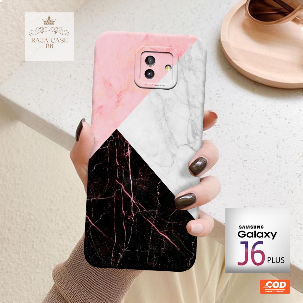 Softcase Samsung Galaxy J6 Plus - Rajacase - Case Samsung J6+ - Motif Case Robot - Case Samsung Gala