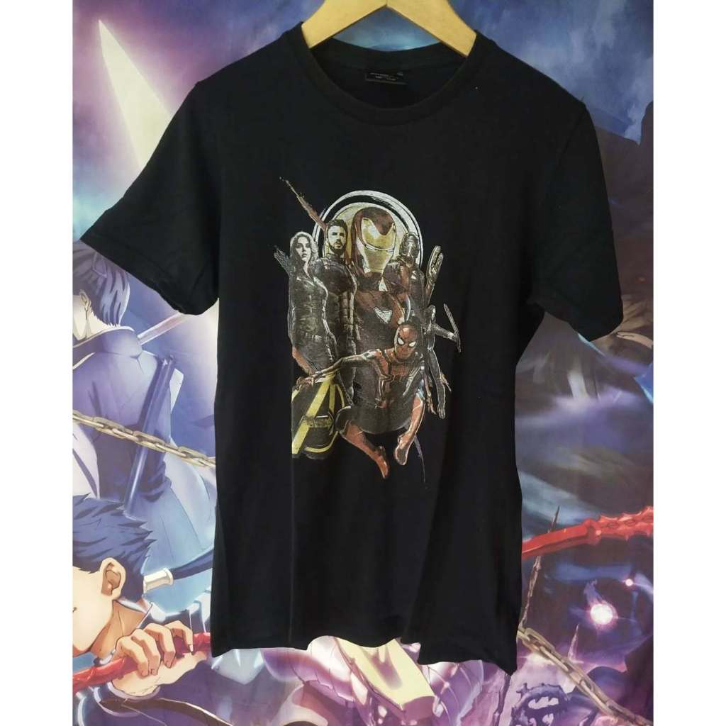 Marvel's Avenger Infinity War CGV x Disney Promo Korean Market Official Super Hero Tee Kaos Tshirt O