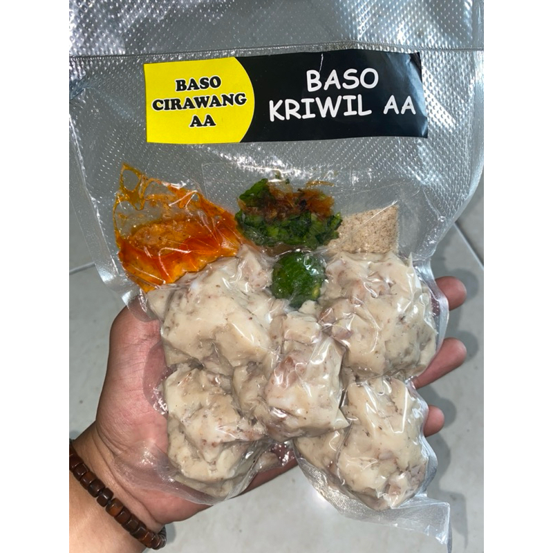 

Baso kriwil Baso ayam tulang rangu sapi baso cirawang aa