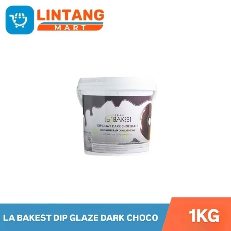 

✨️LINTANGMART✨️ LA BAKEST DIP GLAZE DARK CHOCOLATE 1KG