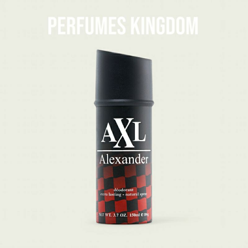 AXL ALEXANDER DEEDORANT SPRAY 150ML QUANTUM RED