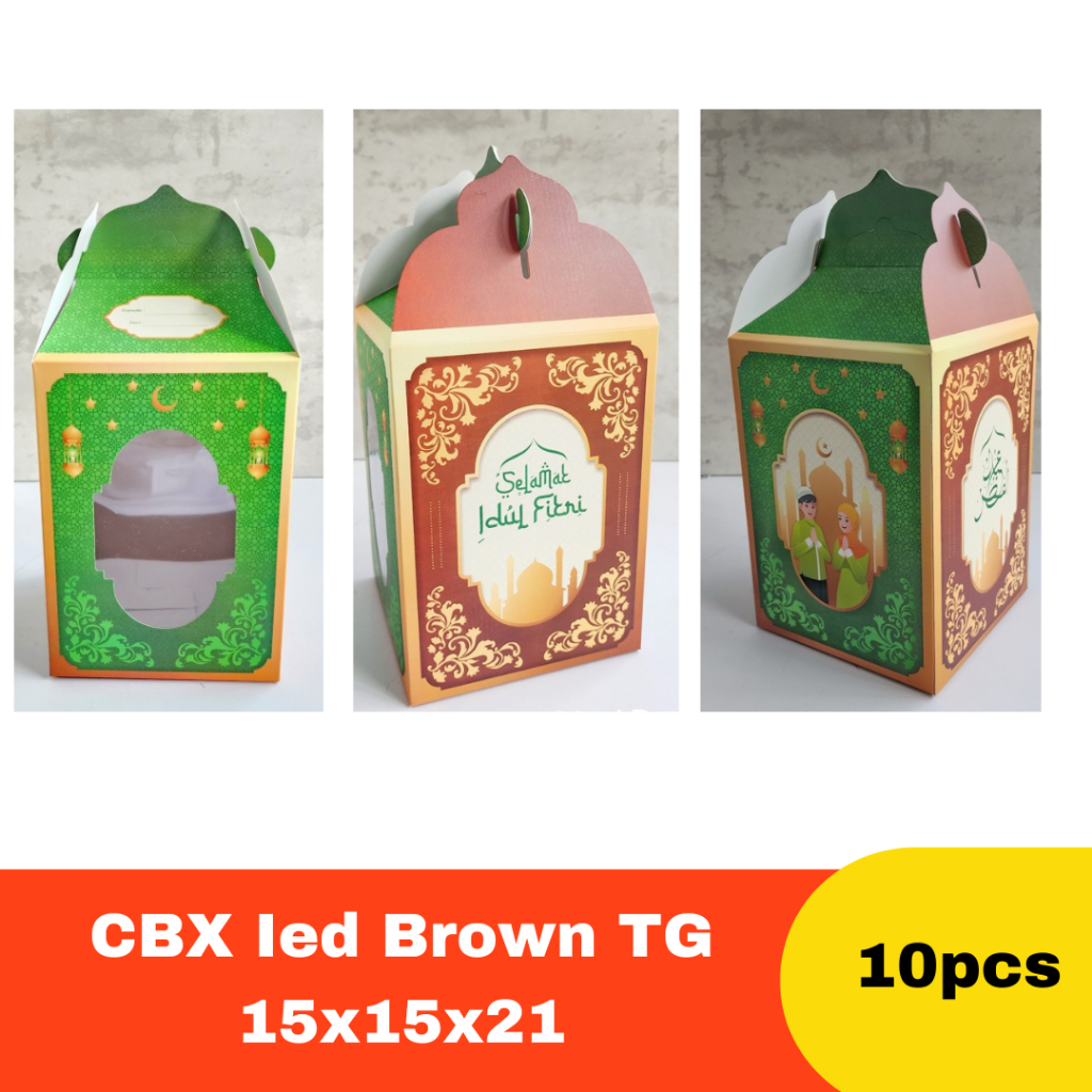 

CBX Ied Brown TG 15x15x21 - 10 PCS