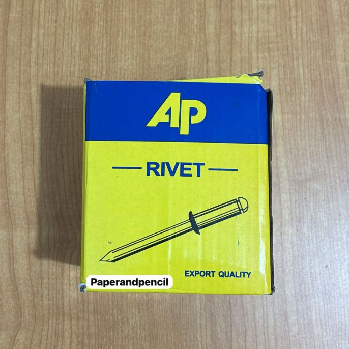 [Per 1 Kotak] Paku Rivet AP 550 4mm x 12.7mm / Paku Ripet AP ORI