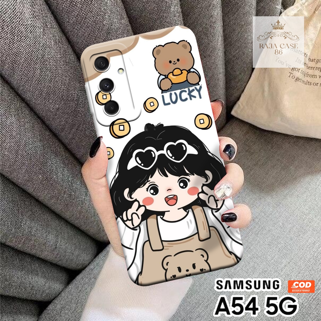 Softcase Samsung A54 5G - Rajacase - Case Samsung A54 5G - Motif Case Cartoon - Case Samsung A54 5G 
