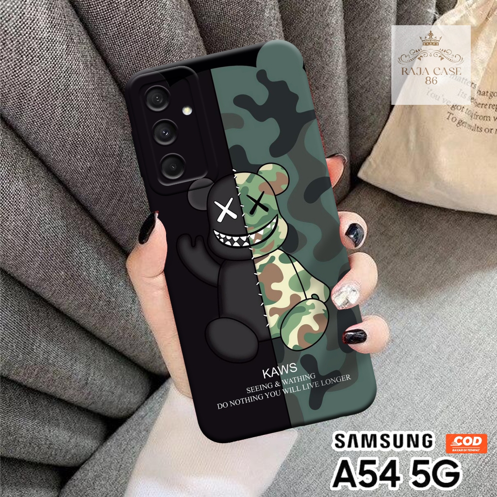Softcase Samsung A54 5G - Rajacase - Case Samsung A54 5G - Motif Case Branded - Case Samsung A54 5G 