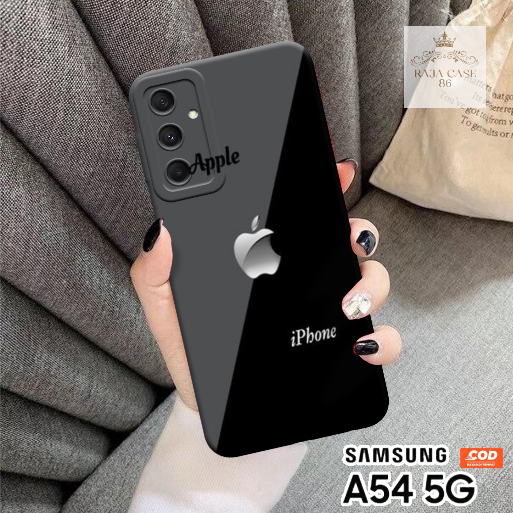 Softcase Samsung A54 5G - Rajacase - Case Samsung A54 5G - Motif Case Logo - Case Samsung A54 5G - P