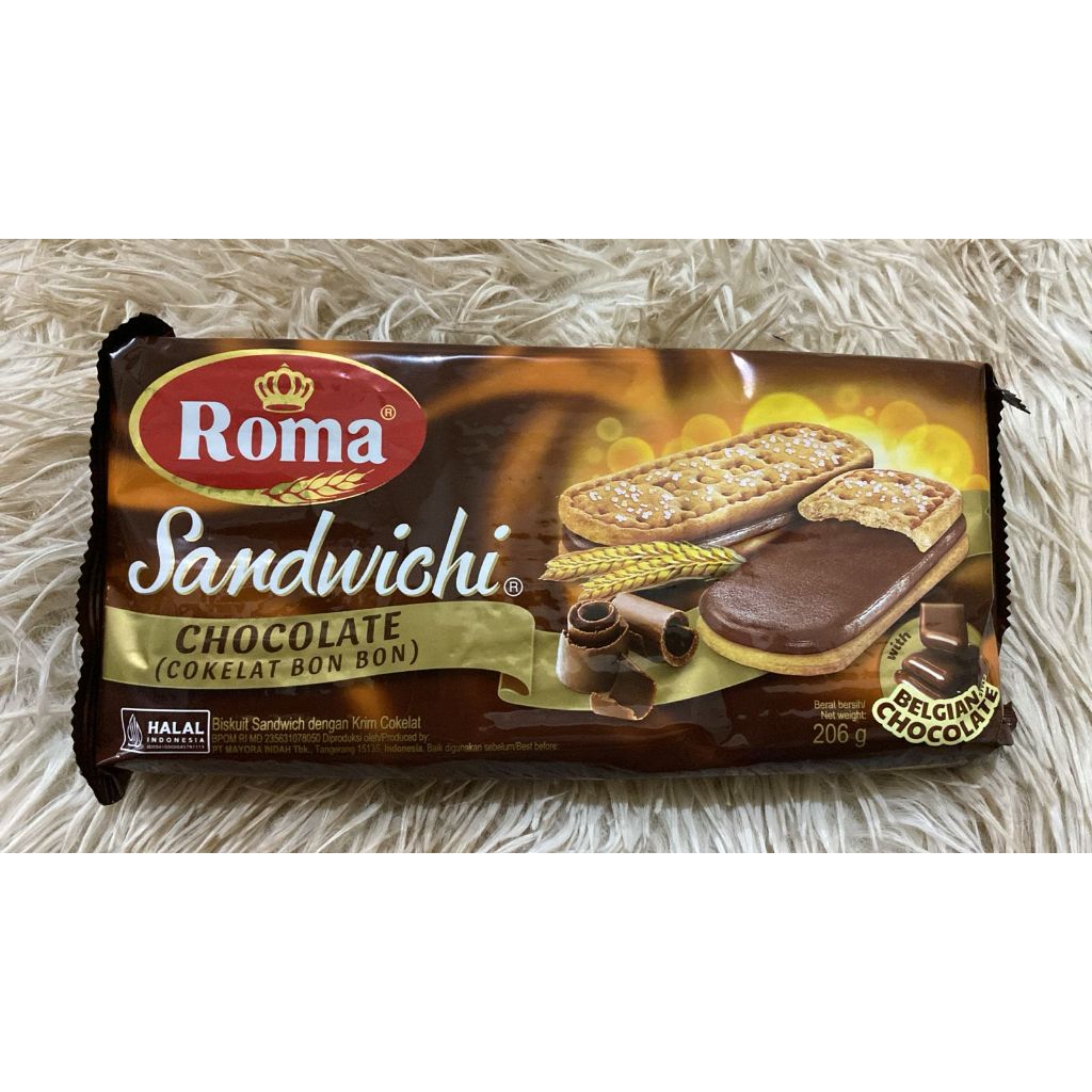

Roma Sandwich Biskuit Chocolate 206 gr