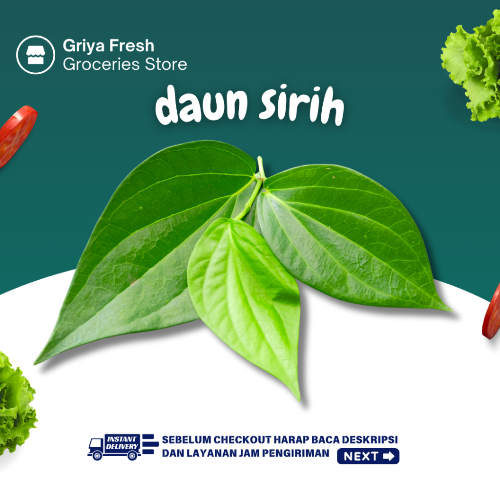 

Daun Sirih Fresh 100 gram - Kirim Instant