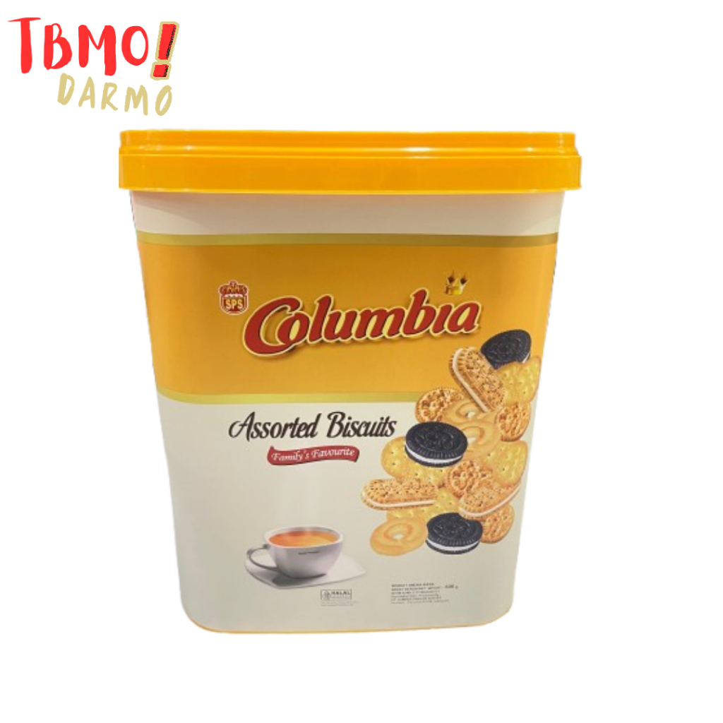 

TBMODARMO BISKUIT ANEKA RASA COLUMBIA ASSORTED SEGI 600GR