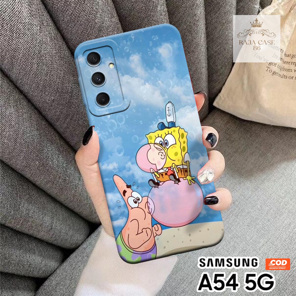 Softcase Samsung A54 5G - Rajacase - Case Samsung A54 5G - Motif Case Kartun - Case Samsung A54 5G -