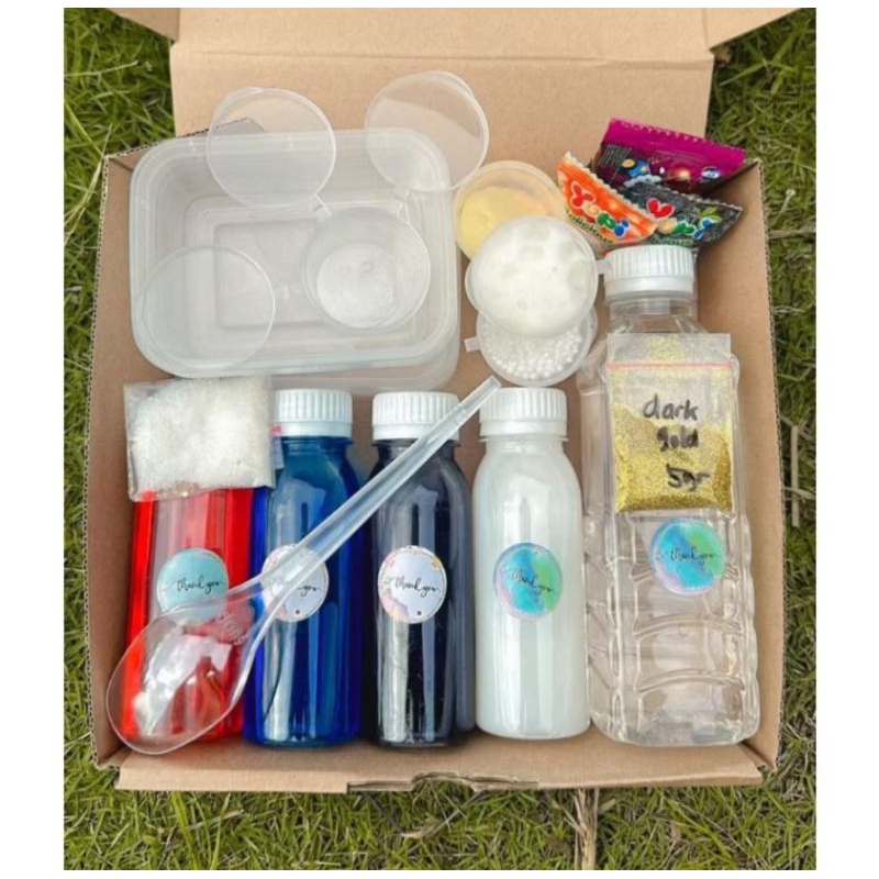 SLIME KIT ANTI GAGAL SLIME KIT JUMBO,SLIME KITA TERMURAH TERLENGKAP BISA COD