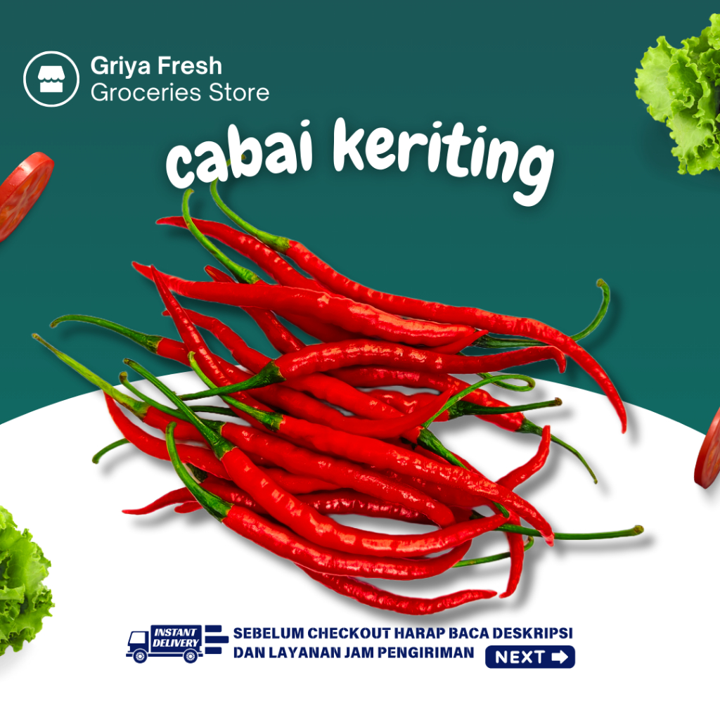 

Cabai Merah Keriting Paket 10.000 - Kirim Instant