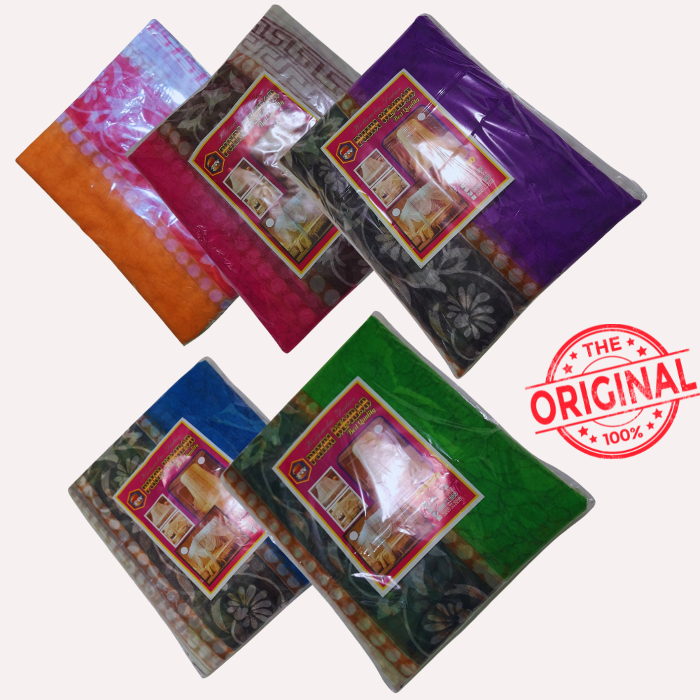 PROMO KELAMBU KOTAK GANTUNG ANTI NYAMUK GAMBAR SB BUNGA Ukuran JUMBO 300 x 200 x180 cm AST