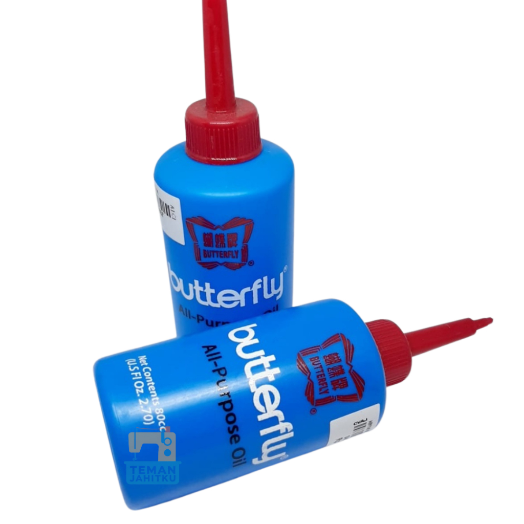 MINYAK PELUMAS BUTTERFLY MESIN JAHIT / ALL PURPOSE OIL 80 CC / 80 ML