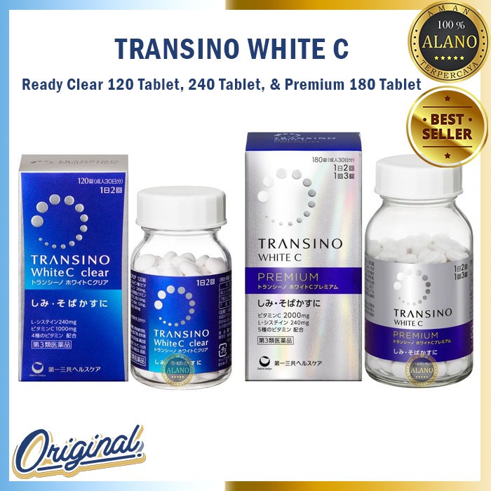 Transino White C Clear & Premium Original Japan