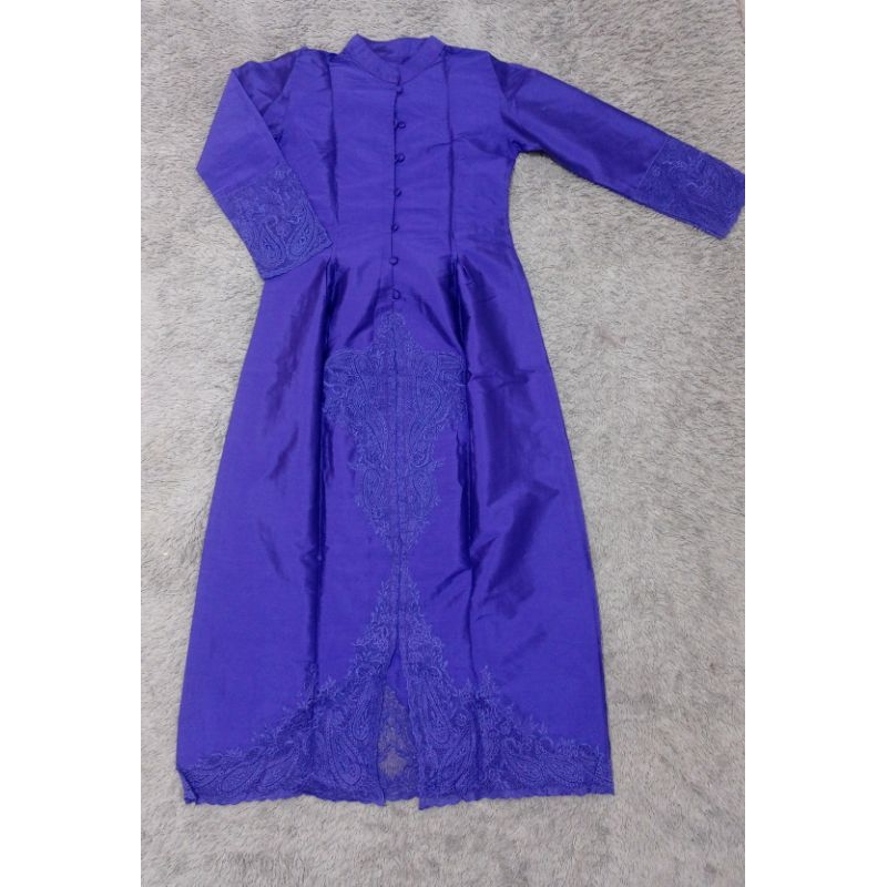 Dress gamis satin bordir