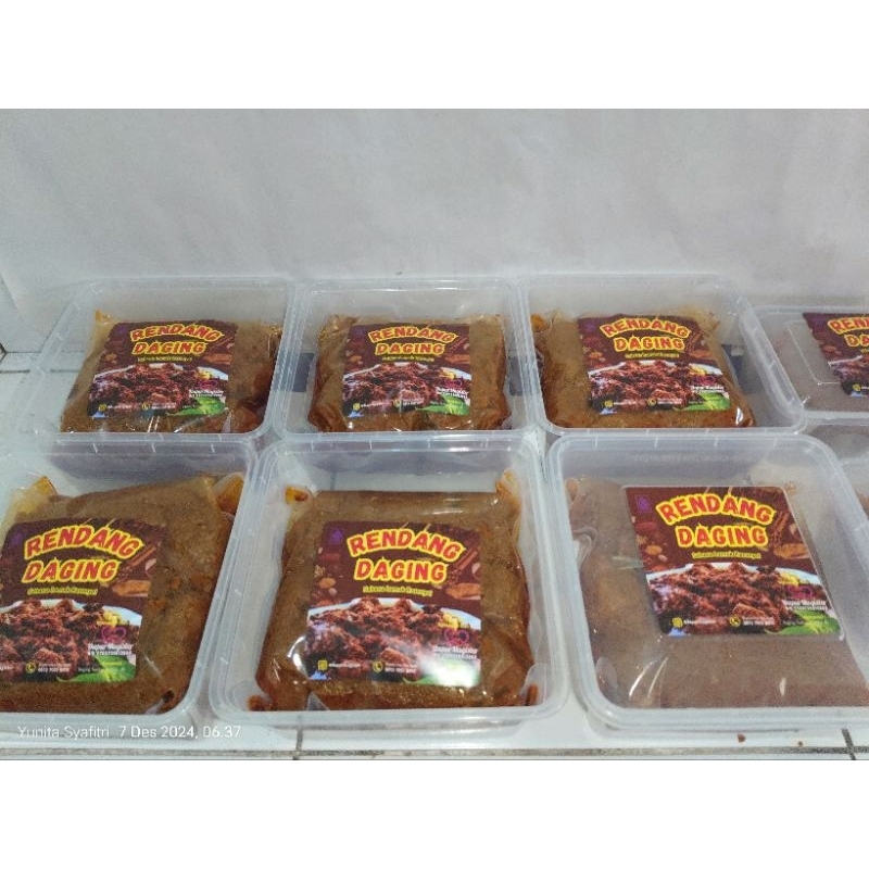

Rendang Daging Padang 500 Gram