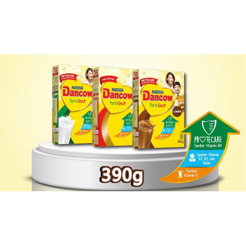 

Dancow FortiGro Instant/Coklat/Full cream 390gr