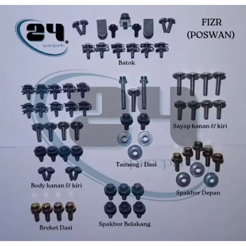 BAUT FULL SET FULL BODY MOTOR FIZR F1ZR BAUT FULL SET FULL BODY MOTOR FIZR F1ZR