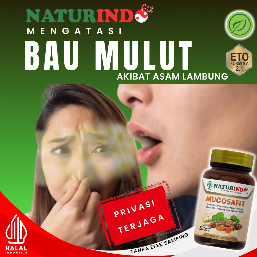 PENGHILANG BAU MULUT OBAT BAU MULUT ORIGINAL NATURINDO MUCOSAFIT