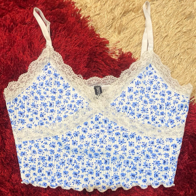 PRELOVED CROP TOP TANKTOP HNM COLORBOX ERATO ADAWOMAN CEK DESCRIPTIONS