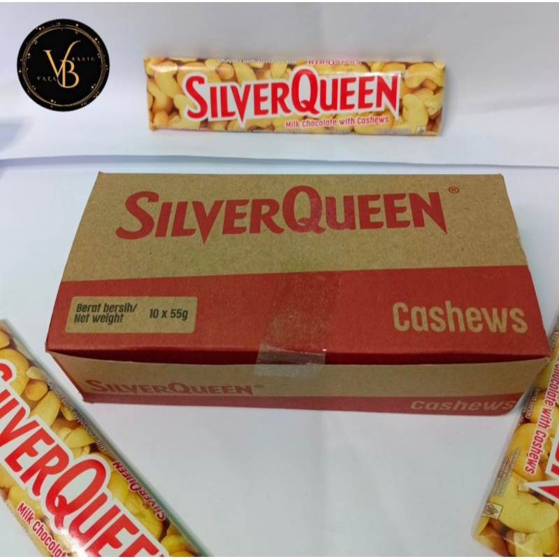 

Cokelat Cashew SilverQueen 10 x 55gr