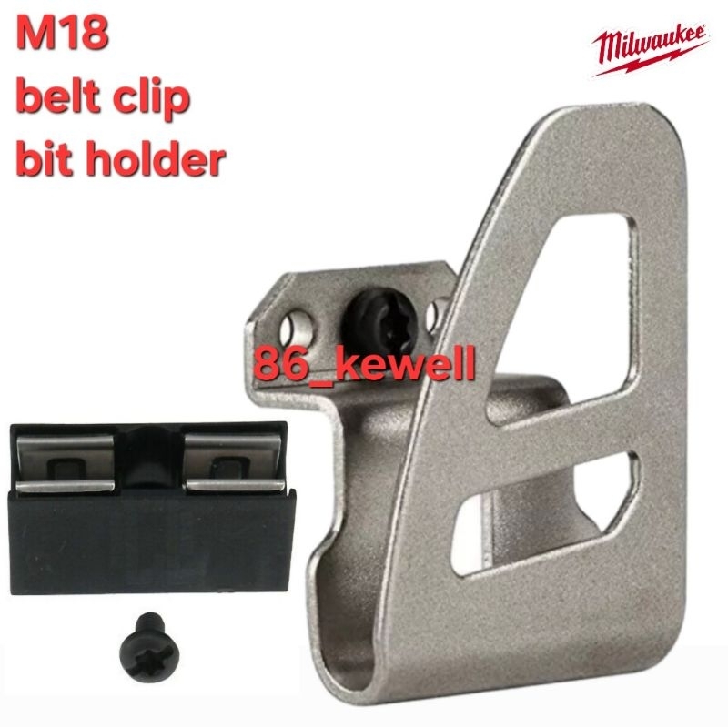 Milwaukee belt clip / Milwaukee bit holder / Produk original
