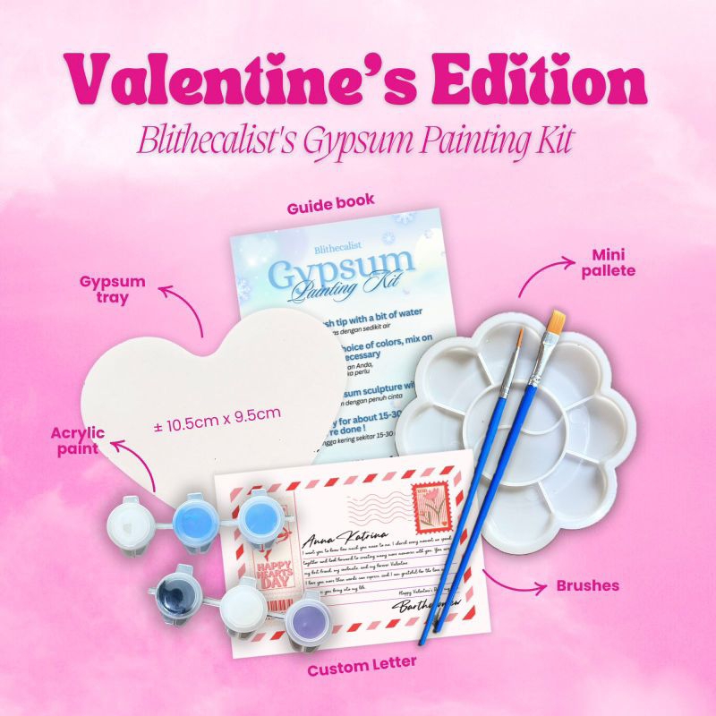 

ꉂ LIMITED⭑.ᐟ Blithecalist Gypsum Painting Kit Valentine’s Edition