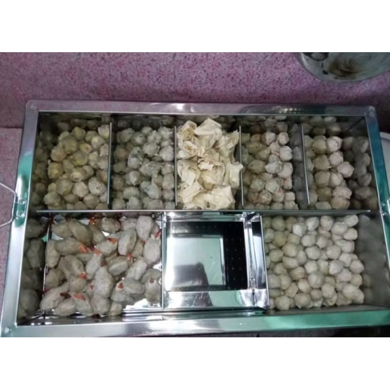 Dandang Bakso Sekat 7 / Dandang Pentol / Tong Bakso / Panci Bakso Sekat