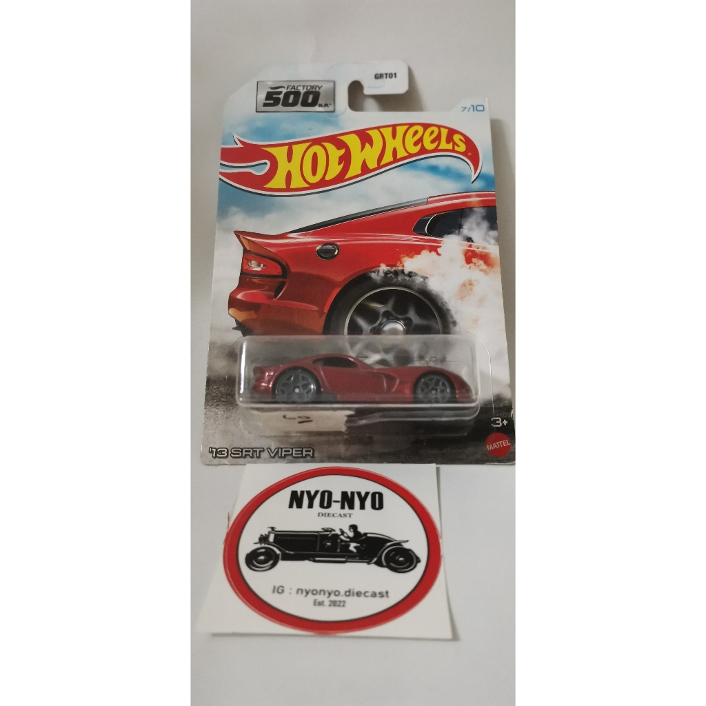 Hotwheels 13' SRT Viper Warna Merah