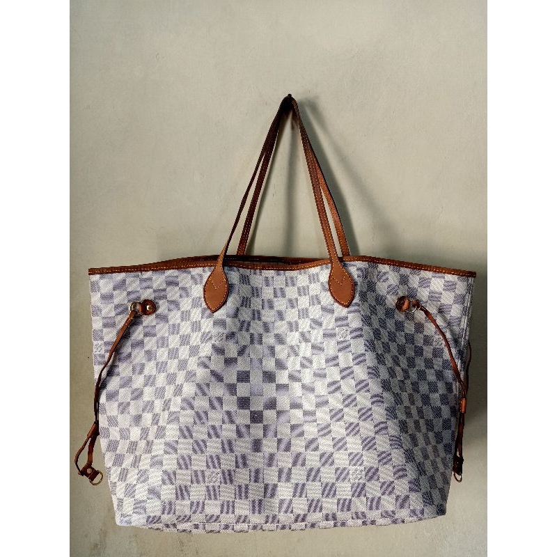 LV Neverfull Azure GM 2015 Preloved