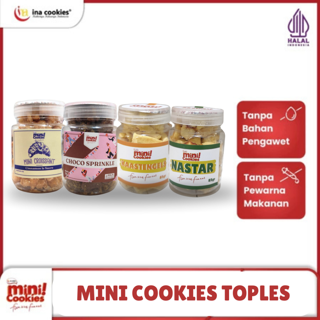 

INA COOKIES MALANG - MINI COOKIES TOPLES KUE KERING PREMIUM JAJAN LEBARAN - READY STOCK