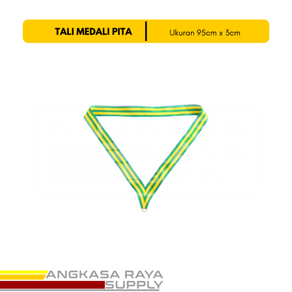 kalung medali/kalung wisuda/kalung kejuaraan hijau kuning/kalung lomba/gordon wisuda