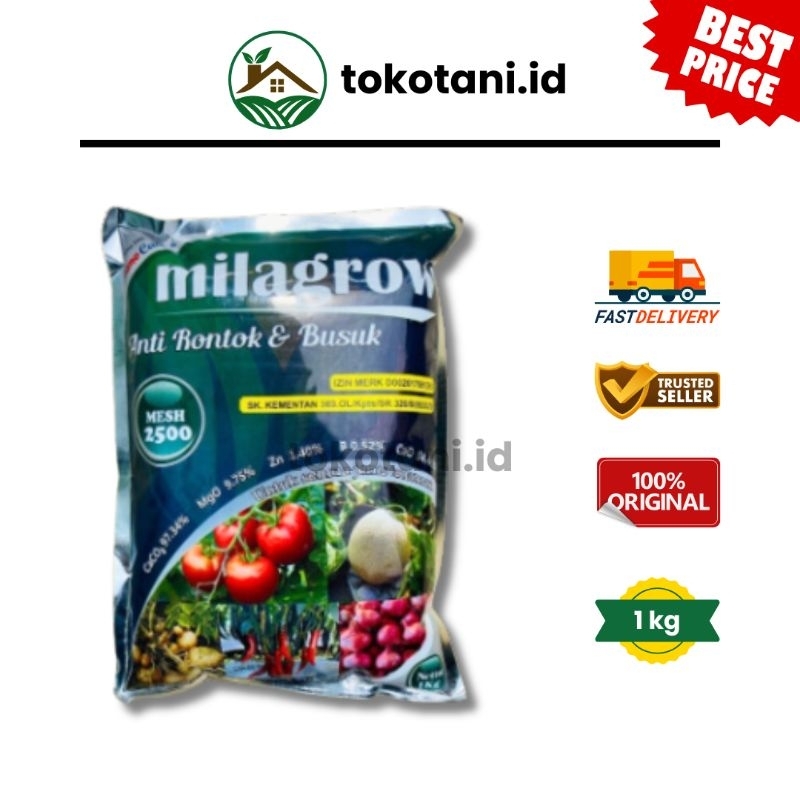 Milagrow 1 kg - Pupuk Kalsium Tanaman Mencegah Rontok Buah